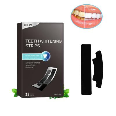 China For Home Use 14 Pairs 28 Teeth Whitening Strips Charcoal dental tooth whitening strips for sale