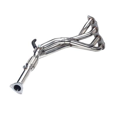 China Stainless Steel 304 FOR 2.0 4CYL K20Z3 FG2 FD4 FD3 TRI-Y STAINLESS EXHAUST HEADER+DOWNPIPE for sale