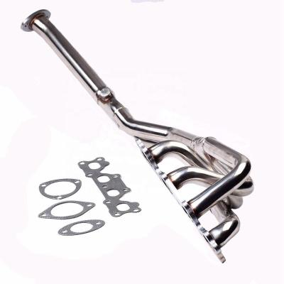 China Stainless Steel STAINLESS STEEL EXHAUST MANIFOLD WRAPPING HEADER FOR 89-93 MIATA 4CYL 1.6L Na B6ZE MX-5 MX5 for sale