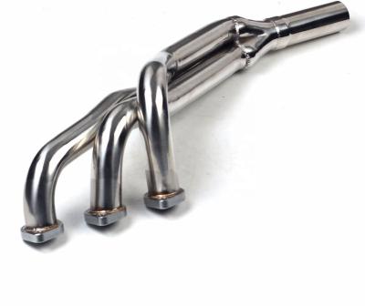 China STAINLESS STEEL EXHAUST HEADER MANIFOLD+X-PIPE FOR 84-91 E30 3-SERIES 6CYL HIGH PERFORMANCE for sale