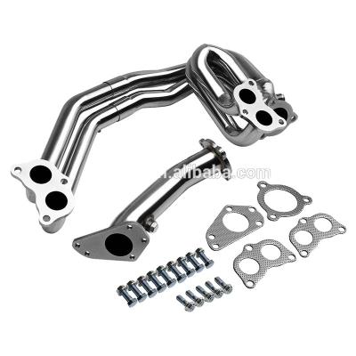 China Stainless Steel Manifold Header Up Exhaust For 2002-2007 WRX/STI 2.0L EJ20/2.5L EJ25 DOHC WRX for sale