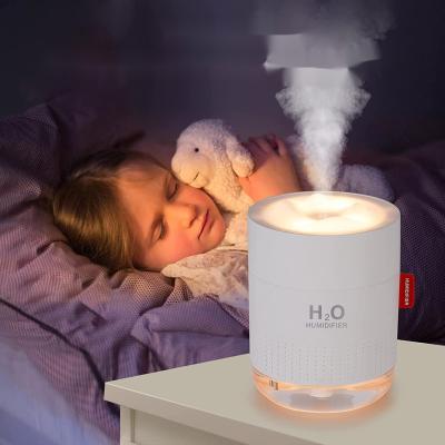 China Hotel Mini Mobile Personal Space Ultra Cool Humidifier 500ml Mist Humidifier USB Cool Desktop for Baby Bedroom Travel Office Home for sale