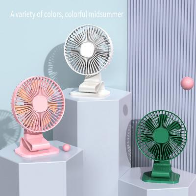 China Small Room Fan 3 Speed ​​Air Cooling Air Circulating Fan Battery Powered Micro USB Fan For Home Office Dormitory Up & Down Angle Adjustable Fans for sale