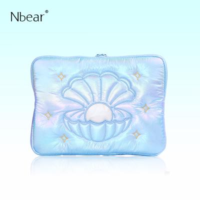 China No Handle Strap Nbear 13inch Pearl Series Soft Laptop Storage 2021 Women Laptop Bag For Women Waterproof for sale