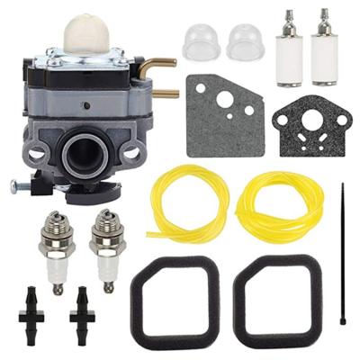 China Metal 753-06258A Carburetor 753-06258 with 560873001 Air Filter Kit for MTD 222C 222R 288B 365B 25cc 25.4cc Ryobi Lawn Mower Trimmer for sale