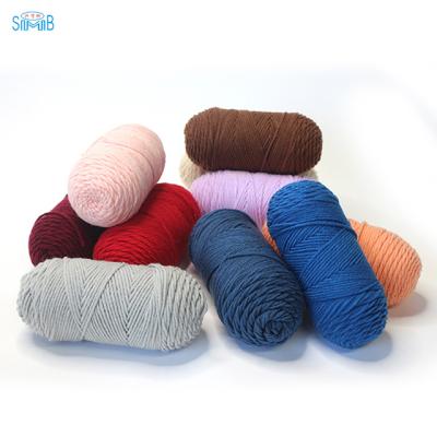 China 1/2.6nm 100 skeins acrylic bulky knitting yarn single hot sale 50g smb from china factory eco-friendly anti-insect yarn for sale