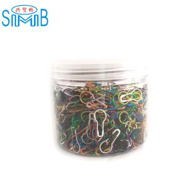 China 1000pcs/pack Steel Knitting Hook Locking Cross Stitch Marker Safety Tag Knitting Squash Pins Needle Clip Crafts for sale