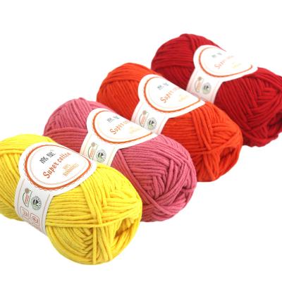 China Anti-bacteria SMB factory soft and warm various colors with low price high quality crochet 60% cotton 40% acrylic yarn for sale