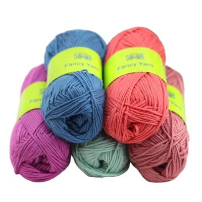 China Anti-bacteria Factory Direct Sale Bamboo Fiber Knitting Yarn Bambus Natural Cotton Yarns For Crocheting for sale