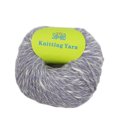 China Shanghai SMB Viable Yarn Manufacturer Wool Knitting Cotton Blended SMB Hand Knitting Yarn For Sweaters for sale