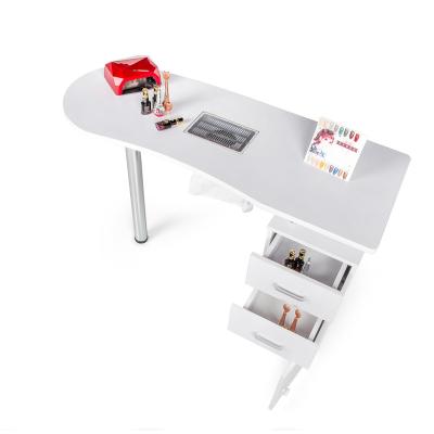 China Modern Design Modern Nail Bar Table Nails Table Salon Manicure Furniture Table For Nails for sale