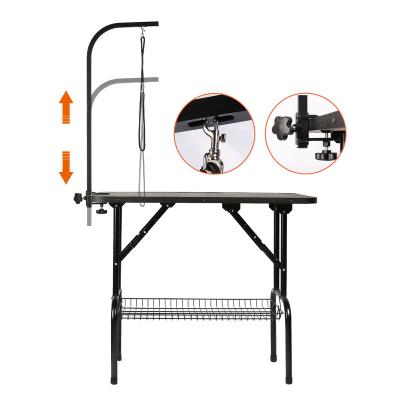 China Hot Sale Adjustable Dog Grooming Table Viable For Professional Pet Grooming Table With Wheels for sale