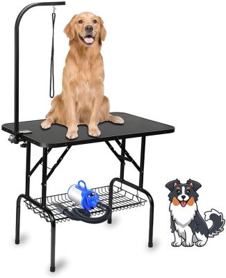 China Sustainable Dog Grooming Table for Small/Medium Animals with Adjustable Height Arms Pet Grooming Table for sale