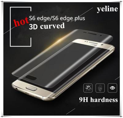 China Mobile Phone Temperad Glass Screen Protector 3 D Curved Film For S7 Edge for sale