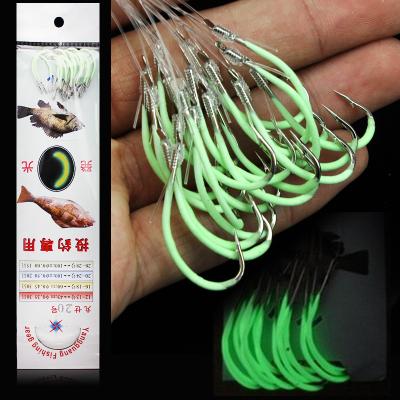 China Outdoor Fishing Sizes All One Pack Bright Barbed Fishing Hooks 12#-30# Set Fish Hooks With Linecard Set for sale