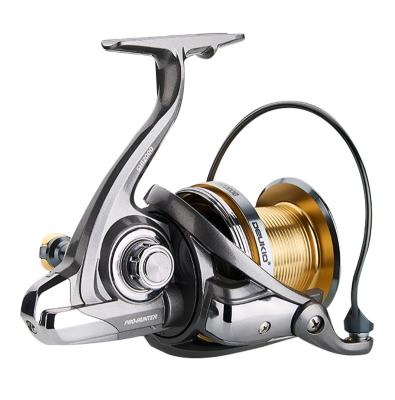 China Outdoor Fishing Line Spinning Wheel Marine Fishing Boat Design Lightweight Metal Cup Fishing Reel for sale