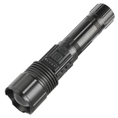 China Outdoor Kits 1500 Lumens Outdoor Kits Waterproof p50 Zoomable Flashlight Led USB 20W 18650 Battery Rechargeable Torch Tactical Flash Light for sale