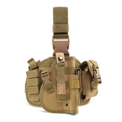 China Outdoor Fanny Pistol Thigh Pack Tactical Gun Drop Leg Bag Motorcycle Waist Leg Hanger Tactical Military Gun Holster for sale