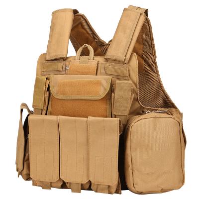 China Outdoor Survival 600D Waterproof Multifunctional Molle Paintball Combat Military Tactical Vest for sale