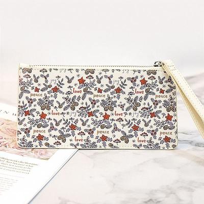 China Customizable Christmas Printing Factory Direct Selling Zipper Printing Ladies Grab Envelope Clutch Bag for sale