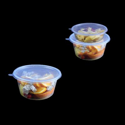 China Disposable Salad Bowl Fresh Food Packaging Disposable Plastic Bowl For Vegetables And Fruits for sale