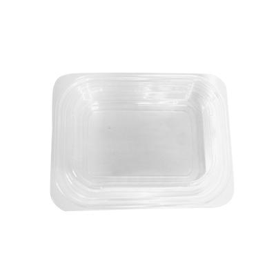 China Custom Disposable Clear Food Grade PET Plastic Containers Disposable Food Box With Lid for sale