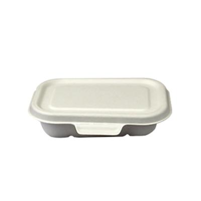 China Fast Food Sugarcane Biodegradable Disposable Bagasse Pizza Food Packaging Box for sale