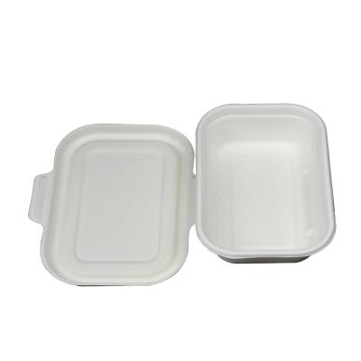 China Biodegradable Disposable Food Pulp Tableware White Sugar Cane Food Container Bowl for sale