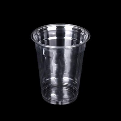 China 16 oz single wall wholesa plastic clear disposable plastic cups with lids for sale