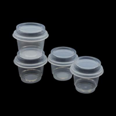 China Disposable Plastic Ice Cream PP Ice Cream Packing Cup Yogurt Cup With Lid for sale