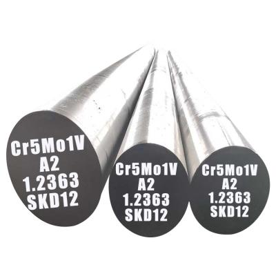 China Tool Steel Bar SKD12/A2/Cr5Mo1V /1.2363 Die Steel Round Bar for sale