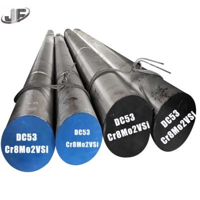 China Cr8Mo2VSi Tool Steel Bar Factory Sale Price Tool Steel Round Steel DC53 Cold Die Steel for sale