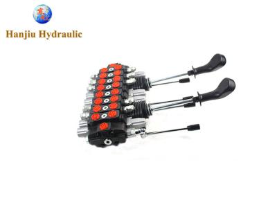 China 24 Gpm Hydraulic Sectional Valve SD8 With Joysticks Manual Hydraulic Control Valve Te koop