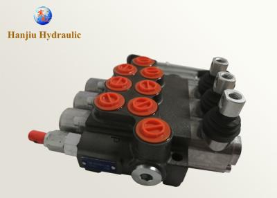 China 3 Abschnitt-manuelle hydraulische Wegeventile SD53, hydraulisches Handhebel-Ventil zu verkaufen