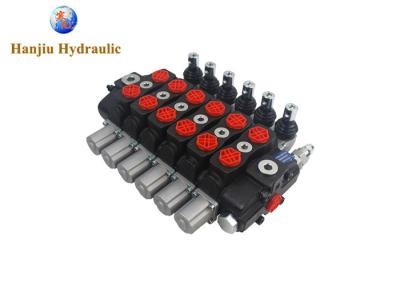 China HSSD8 Forest Crane Valve 6 Bank Cylinder Spool Sectional Type Replace Walvoil Hydraulic Valves for sale