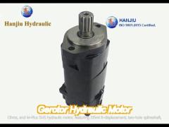 bmk2 series hydraulic motor 2 hole spline shaft 315 ml/r compatible with char-lynn 2000, danfoss oms