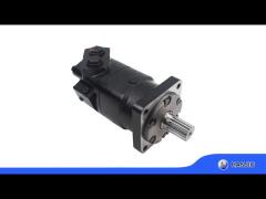 LSHT Hydraulic Motor - 19.01 in³/rev - SAE CC - 17-tooth Spline - SAE Ports geroler motor