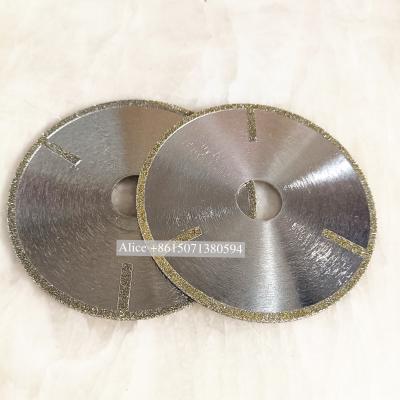 China Abrasion Resistance 100mm Super Thin 4 Inch Blade Diamond Cutter Clad Stone Saw Flush Cut Diamond Blades for sale