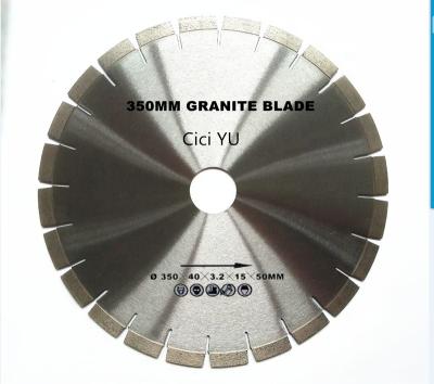 China directly order 350mm granite blade silent diamond disc blade cutting saw blade 50mm for sale