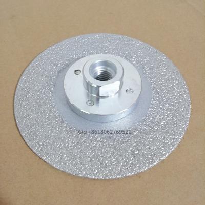 China 2020 Fast And Smooth Cutting Order Vacuum NEW Straight Welded 115mm Diamond Cutting Disc For Granite , Marble for sale