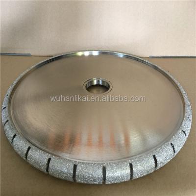 China Long Life Professional Welded Diamond Grinding Wheel Bullnose Abrasive Wheel for sale