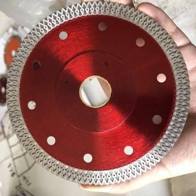 China Marble/granite/stone/concrete/asphlate hot press diamond saw sintered blade turbo cutting disc tile cutting disc for sale