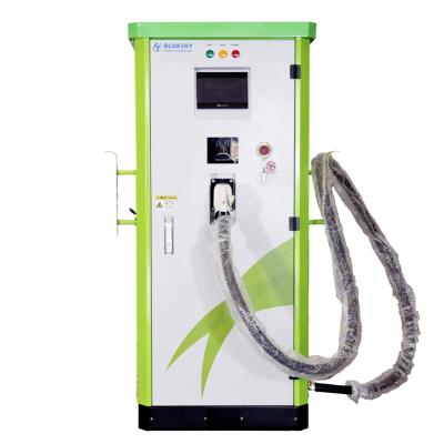 China 30kw indoor/outdoor dc ev charger with ev charger charging single gun ccs with CCS 1 or CCS 2 dc gun mount for sale