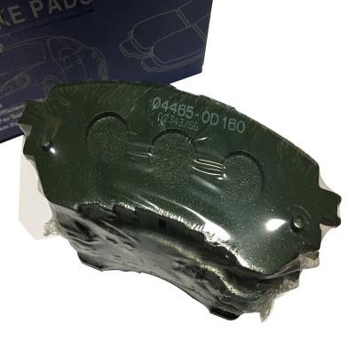 China auto spare parts front brake pad 04465-0D160 use for yaris vios with good quality RACTIS for sale