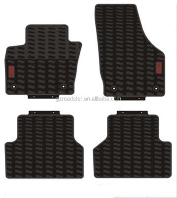 China All-season protection new luxury unique non-slip latex rubber pads for Audi A4 Q3 Q5 Q7 car mat for sale