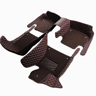 China new luxury unique design 5d pvc/plastic twill car anti-skidding mat for japanese car for sale