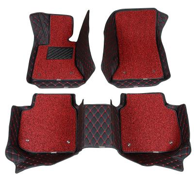 China hot sale 5d pvc/plastic twill anti-skidding car mats for all car models mats for sale