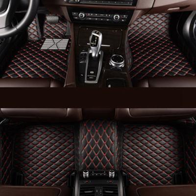 China High Quality Leather 5d Car Floor Mats Anti Slip Mats 5D Foot Anti-skidding Waterproof Mats For TUNDRA TACOMA Models for sale