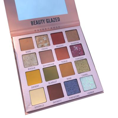 China Waterproof Beauty Iced Out 2020 New 16 Colors Mashed Potato Polarized Glitter Eyeshadow Palette for sale