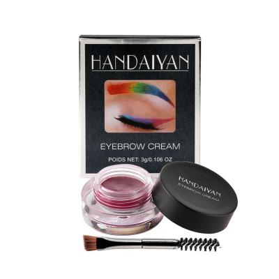 China HANDAIYAN Waterproof 12 Colors Single Eyebrow Gels Lasting Waterproof Colorful Eyebrow For Brows for sale